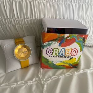 Crayo Crazy for Color watch in yellow